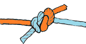 Yarn cast off is not occurred as two loops pull each other.