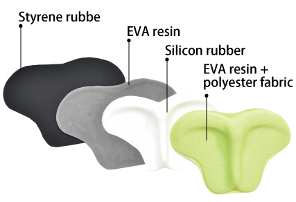 The cushion is a quadruple structure with a cushioning feature, and the silicon material and soft fabric are comforting.