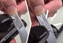 Slide the handpiece horizontally while gripping at the same time to weld.