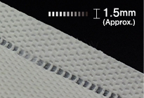 It welds materials while drawing dotted lines with a wheel tip.