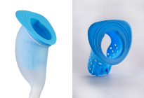 The double-sheaved receiver is made of soft silicone that is breathable and gentle to the skin.